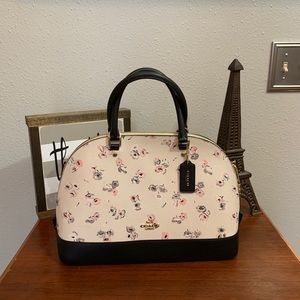 Coach Mini Sierra Satchel with Wild Flower Print